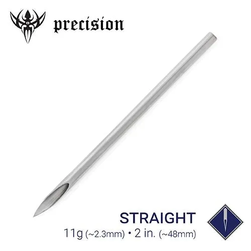 11g Sterilized 2 Body Piercing Needles Box of 50 Precision Needles Female Sex Toys
