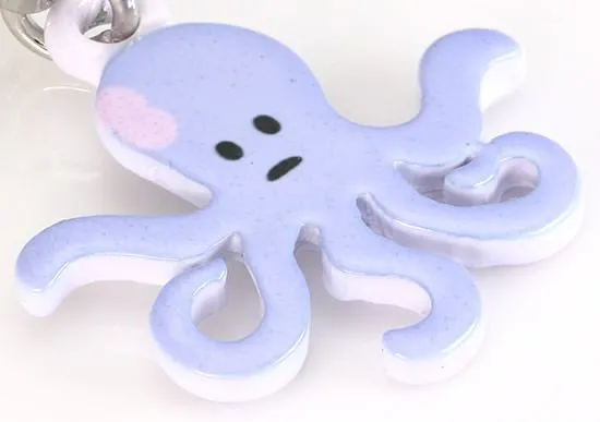 14g 716 Lavender Octopus Steel Belly Button Ring Painful Pleasures Male Sex Toys