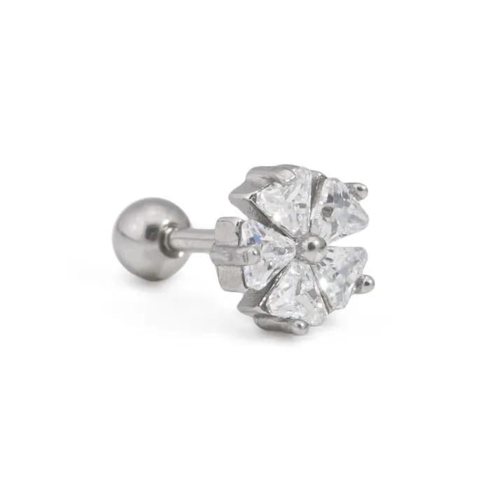 16g 516 FivePetaled Crystal Flower Steel Barbell Price Per 1 Painful Pleasures Male Sex Toys 16g 516 FivePetaled Crystal Flower Steel Barbell Price Per 1 Painful Pleasures Male Sex Toys