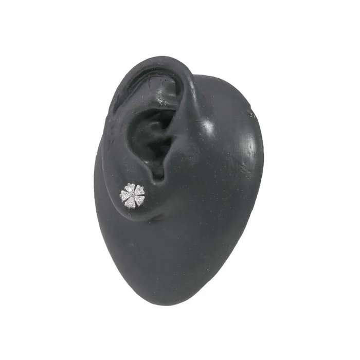 16g 516 FivePetaled Crystal Flower Steel Barbell Price Per 1 Painful Pleasures Male Sex Toys