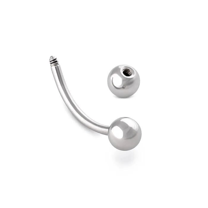 16g Steel Bent Barbell Price Per 1 Painful Pleasures Male Sex Toys