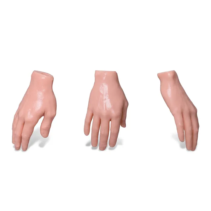 A Pound of Flesh Silicone Synthetic Hand without Wrist Fitzpatrick Skin Tone 2 Right or Left A Pound of Flesh Dildos