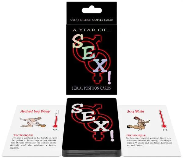 A Year of Sex Card Game Kheper Games Couples