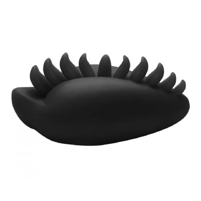 Anal Bananapants Shagger Extreme Textured Dildo Base for Harness Play by Bumpher Black