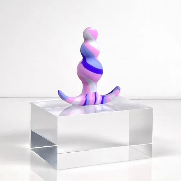 Anal Blush Twilight Beginner Purple and Pink Silicone Butt Plug