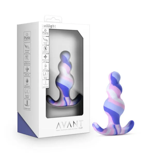Anal Blush Twilight Beginner Purple and Pink Silicone Butt Plug