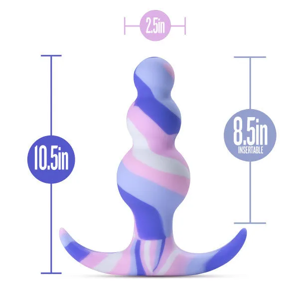 Anal Blush Twilight Beginner Purple and Pink Silicone Butt Plug
