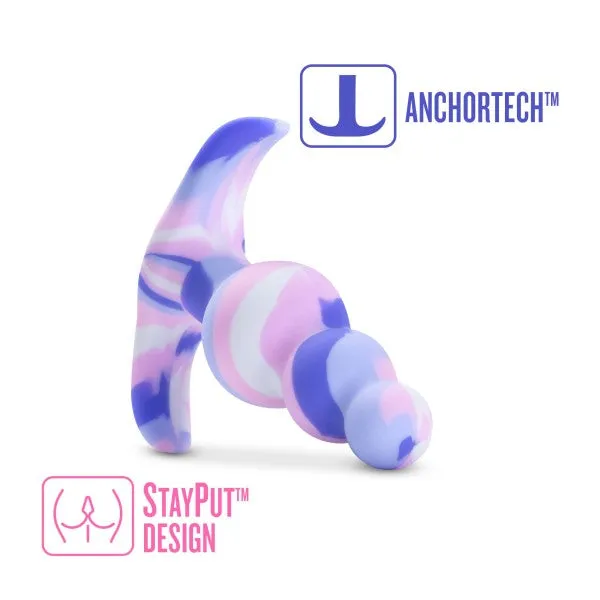 Anal Blush Twilight Beginner Purple and Pink Silicone Butt Plug