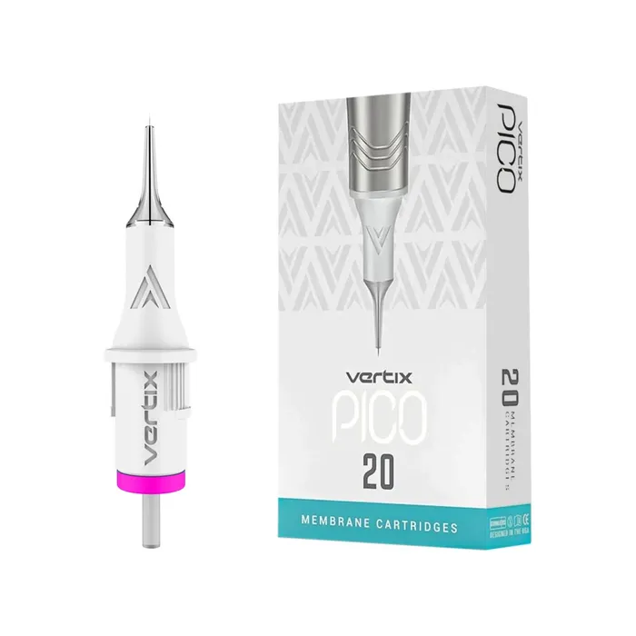 Anal Free Gift Vertix Pico PMU Membrane Cartridge Needles Box of 20 Vertix