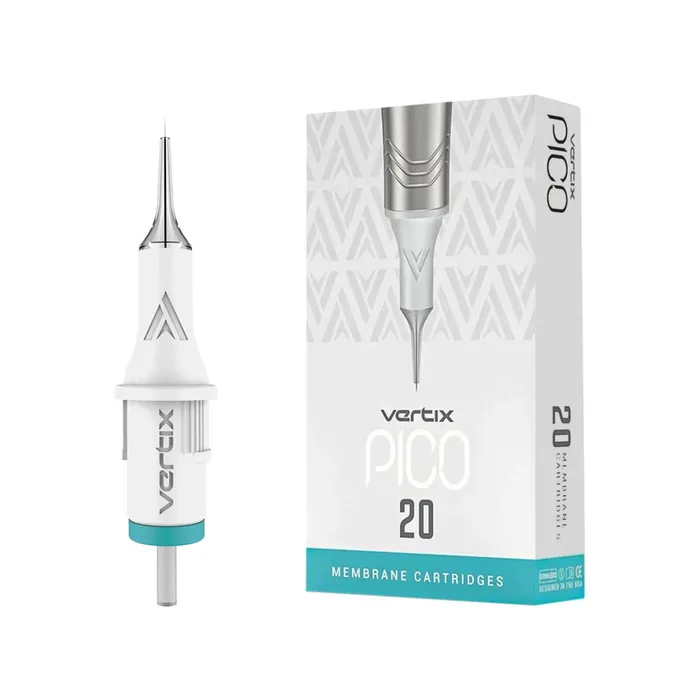 Anal Free Gift Vertix Pico PMU Membrane Cartridge Needles Box of 20 Vertix