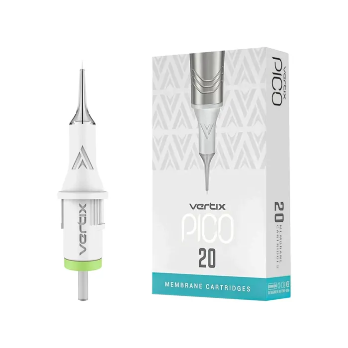 Anal Free Gift Vertix Pico PMU Membrane Cartridge Needles Box of 20 Vertix