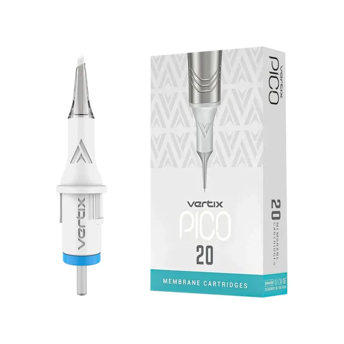 Anal Free Gift Vertix Pico PMU Membrane Cartridge Needles Box of 20 Vertix
