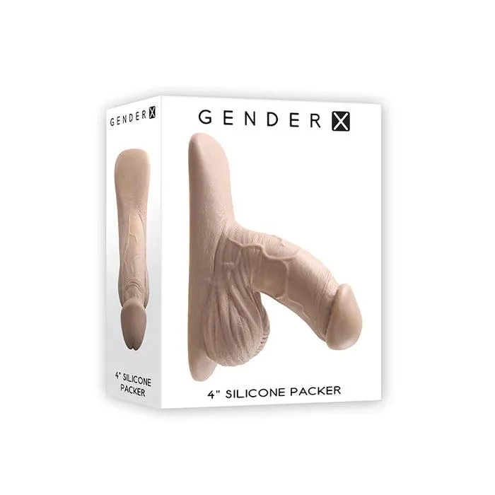 Anal Gender X Gender X Silicone Packer 4 Inch Light