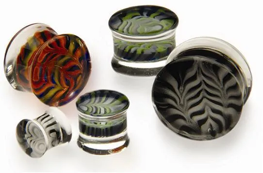 Anal Gorilla Glass Feather Double Flared Plug Price Per 1 Gorilla Glass