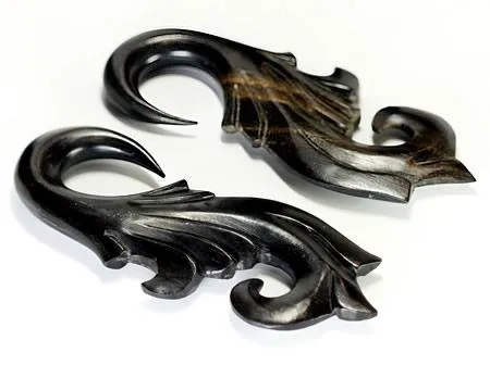 Anal Gothic Cauda Black Wood Hanger Price Per 1 Elementals Organics