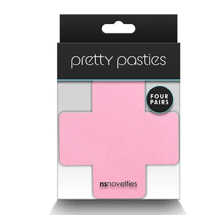 Anal NS Novelties Pretty Pasties Crosses in Pinks and Blues Set of 4