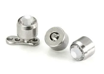 Anal Painful Pleasures 14g12g Internally Threaded 34mm Crystal Jewel Beveled Top Price Per 1 Anal Painful Pleasures 14g12g Internally Threaded 34mm Crystal Jewel Beveled Top Price Per 1