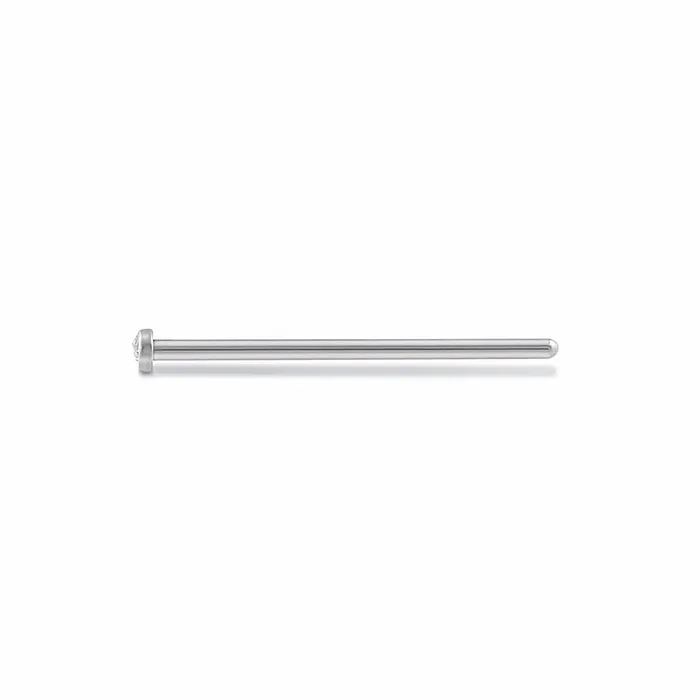 Anal Painful Pleasures 18g 1116 Bezel Set Jewel Fishtail Nose Jewelry Price Per 1