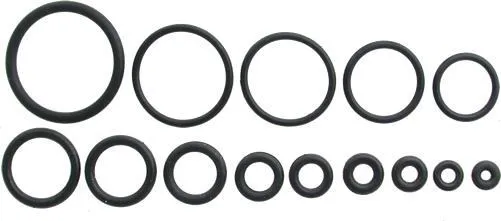 Anal Painful Pleasures Spare Black Nitrile ORings 18g1 Bag of 100
