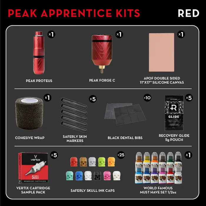 Anal Peak Peak Proteus Flex Tattoo Kit for Apprentices
