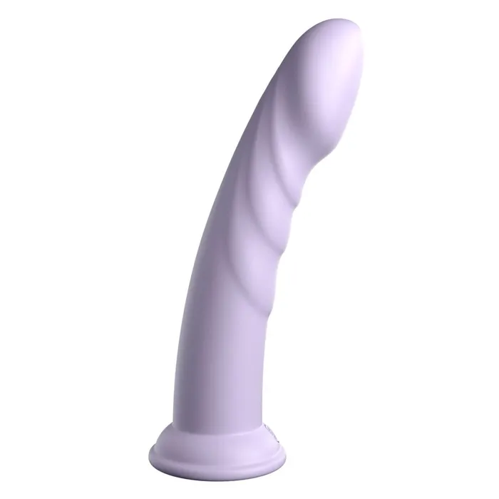 Anal Pipedream Products Super Eight Long Thick Ribbed 8 Inch Silicone Dildo Purple
