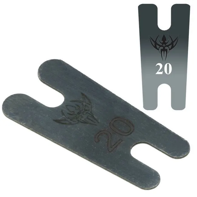 Anal Precision 020 Thick Tapered Blue Carbon Steel Back Spring