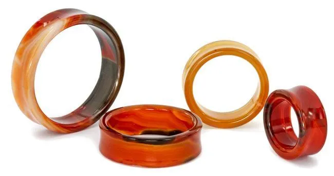 Anal Red Agate Stone Double Flared Hollow Plug Price Per 1 Painful Pleasures Anal Red Agate Stone Double Flared Hollow Plug Price Per 1 Painful Pleasures