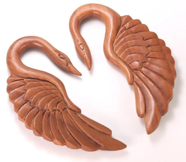 Anal SWAN Red Saba Wood Hanger Earring Organic Body Jewelry 3mm12mm Price Per 1 Elementals Organics Anal SWAN Red Saba Wood Hanger Earring Organic Body Jewelry 3mm12mm Price Per 1 Elementals Organics