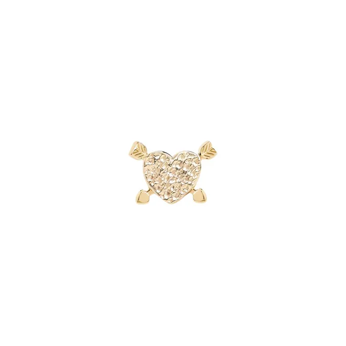 Anal Tilum Tilum 14kt Yellow Gold Cupids Heart Threadless Top Price Per 1