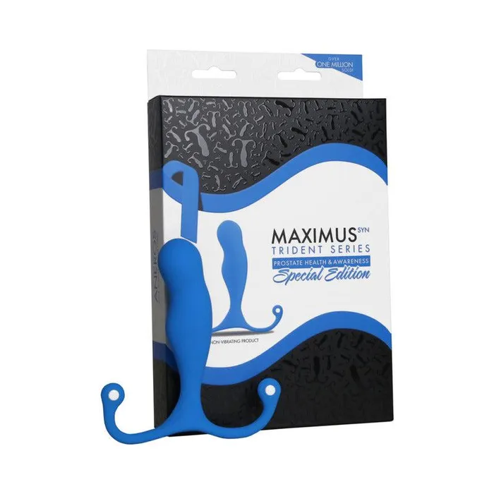 Aneros Aneros Maximus Trident SYN Special Edition Blue HandsFree Prostate Stimulator Anal