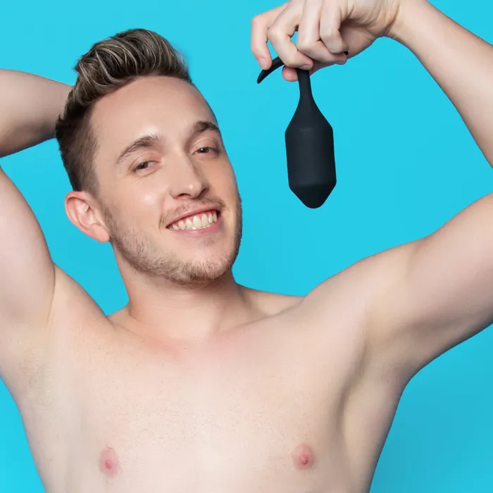 bVibe Bvibe Snug Plug 4 XL Weighted Silicone Butt Plug 9 oz Black Anal
