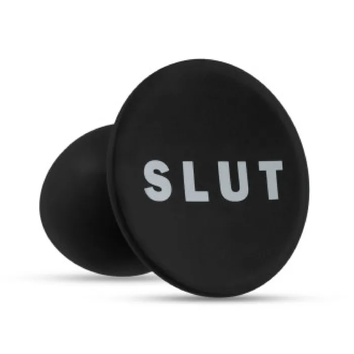 Blush Anal Slut Silicone Butt Plug Black