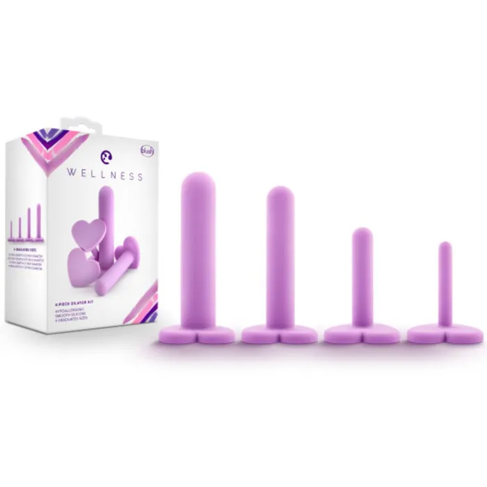 Blush Couples Wellness Vaginal Dilator Kit Graduated Set of 4