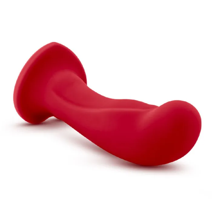 Blush Dildos Jezebel Silicone 6 Inch GSpot Dildo Crimson Red