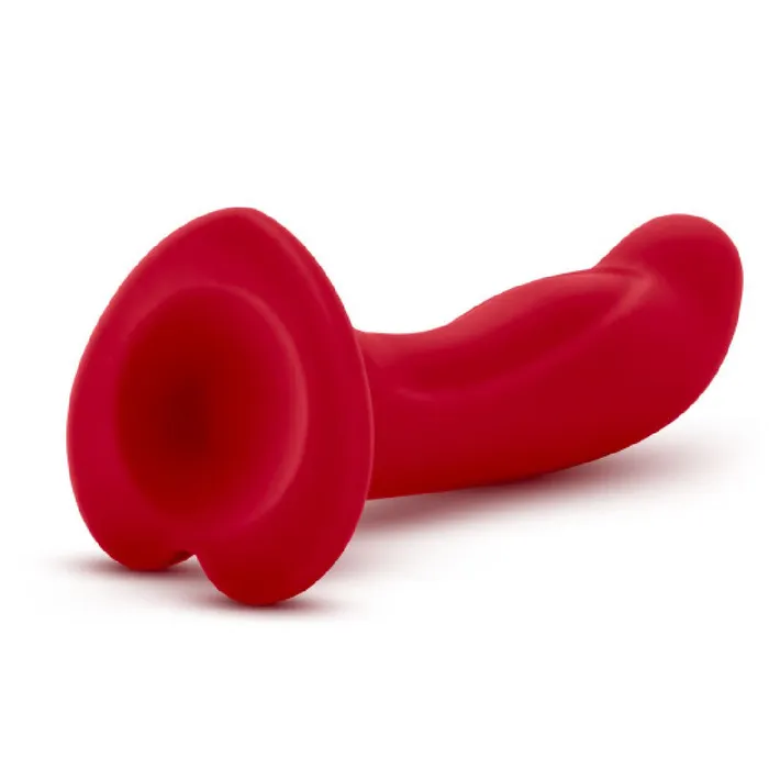 Blush Dildos Jezebel Silicone 6 Inch GSpot Dildo Crimson Red