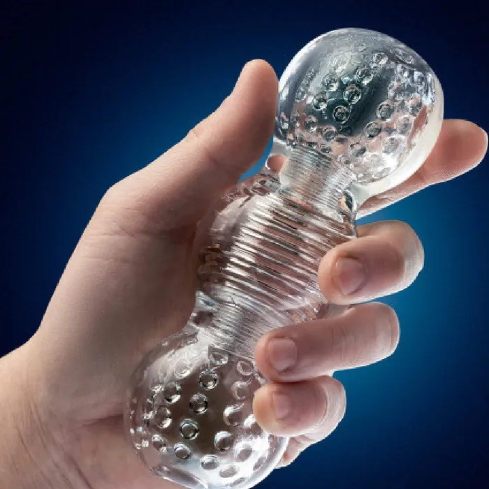 Blush Male Sex Toys Rize Feelz See Through Textured Stroker