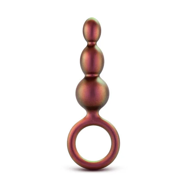 Blush Matrix First Time Soft Silicone Beaded Anal Beads with Finger Loop Female Sex Toys Blush Matrix First Time Soft Silicone Beaded Anal Beads with Finger Loop Female Sex Toys