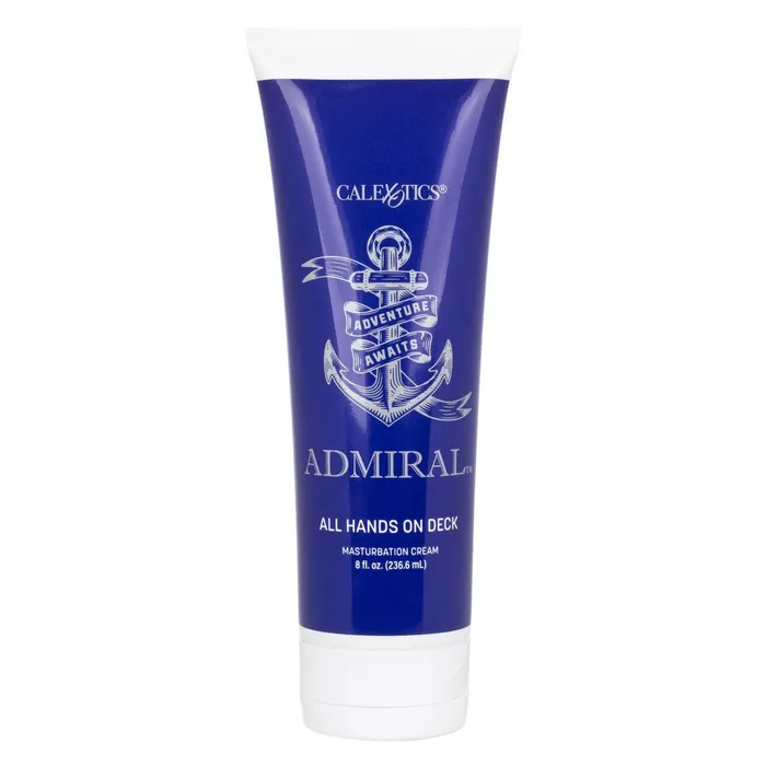 California Exotic Novelties Inc Female Sex Toys Admiral All Hands on Deck Masturbation Cream 8oz 2366 mL California Exotic Novelties Inc Female Sex Toys Admiral All Hands on Deck Masturbation Cream 8oz 2366 mL