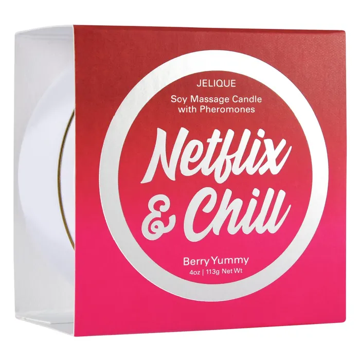 Classic Brands Couples Netflix Chill Pheromone Massage Candle Berry Yummy Scent