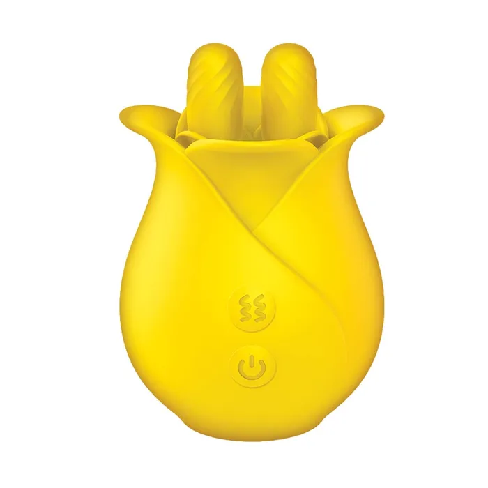 ClitTastic Tulip Finger Massager Yellow Novelties By Nasswalk Inc Female Sex Toys