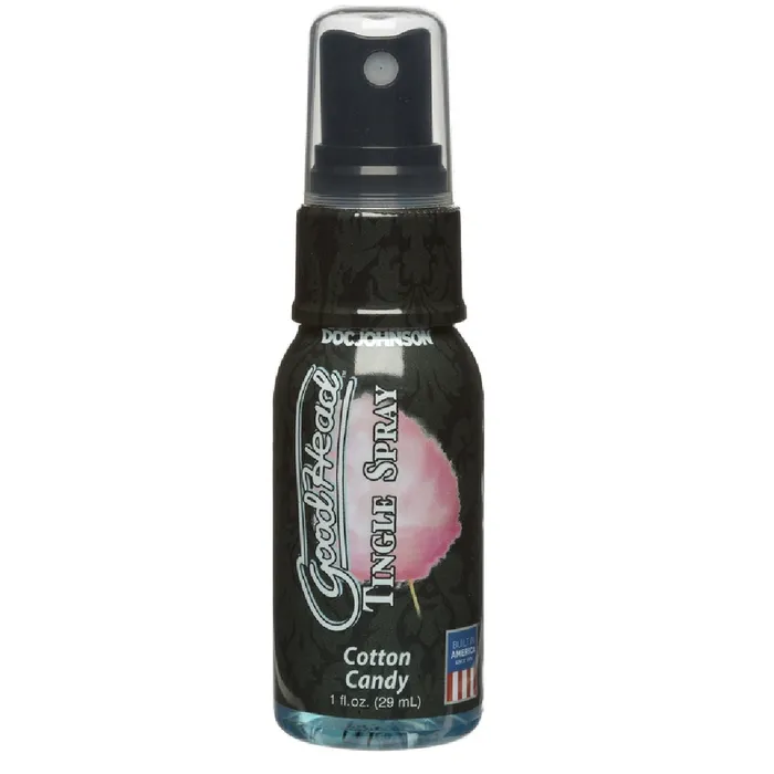 Couples Doc Johnson GoodHead Oral Sex Cotton Candy Flavored Tingle Spray 1 fl oz Couples Doc Johnson GoodHead Oral Sex Cotton Candy Flavored Tingle Spray 1 fl oz