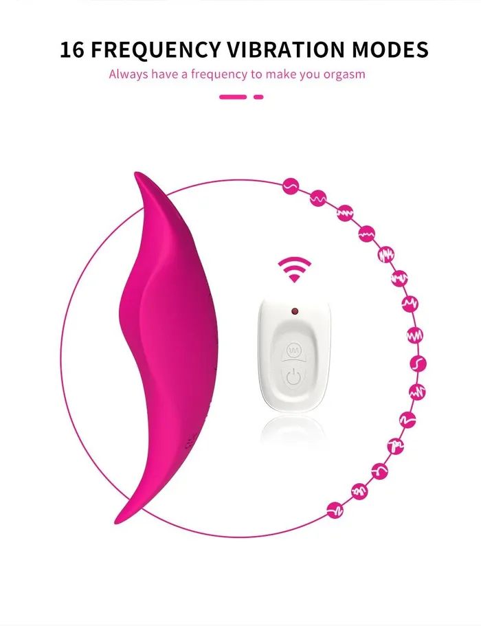 Deme Spaceship Wearable Vibrator Remote Control16 Features FUNMATES Female Sex Toys