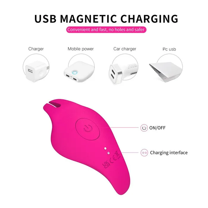 Deme Spaceship Wearable Vibrator Remote Control16 Features FUNMATES Female Sex Toys