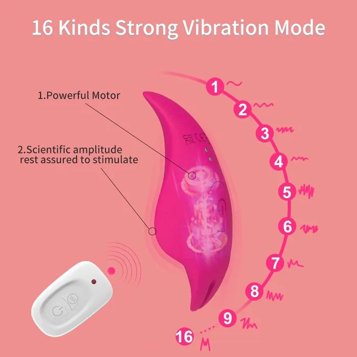 Deme Spaceship Wearable Vibrator Remote Control16 Features FUNMATES Female Sex Toys