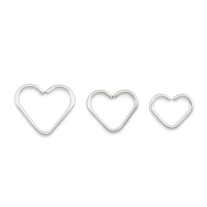 Dildos 18g Niobium Bendable Heart for Ear Piercings Three Size Options Painful Pleasures Dildos 18g Niobium Bendable Heart for Ear Piercings Three Size Options Painful Pleasures
