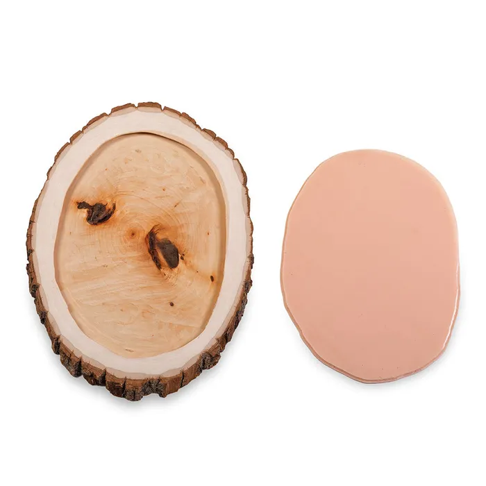 Dildos A Pound of Flesh A Pound of Flesh Gallery Series Tattooable Synthetic Round Wooden Plank Large
