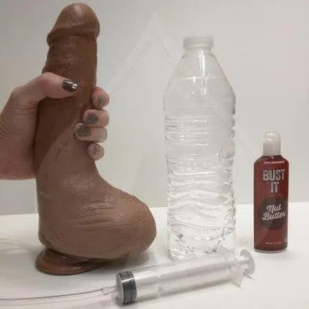Dildos Doc Johnson Squirting Realistic Cock Large Ejaculating Suction Cup Dildo Caramel