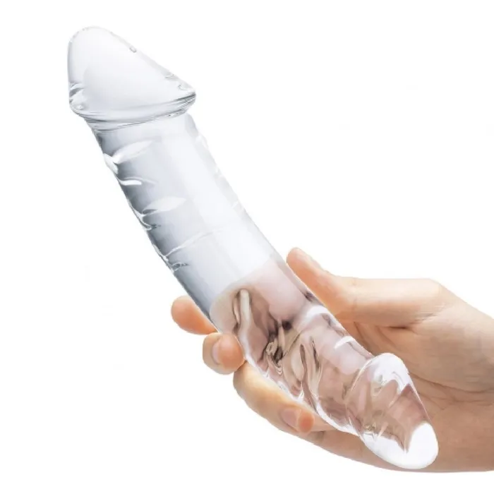 Dildos Electric Eel Inc Glas Girthy Realistic Clear Glass 105 Inch Double Dildo Dildos Electric Eel Inc Glas Girthy Realistic Clear Glass 105 Inch Double Dildo