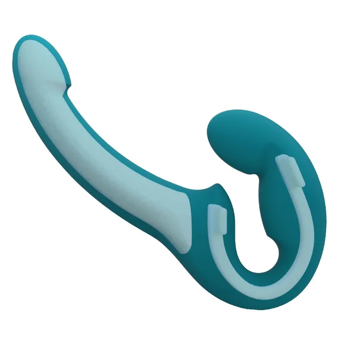 Dildos Fun Factory Share Lite Silicone Double Dildo Deep Sea Blue Fun Factory