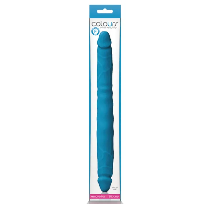 Dildos NS Novelties Colours 12 Inch Double Ended Dildo Blue
